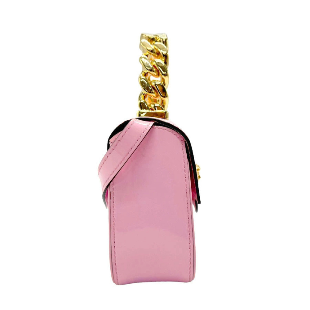 Versace 2way Shoulder Bag Medusa enamel pink